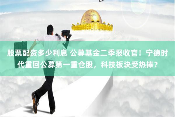 股票配资多少利息 公募基金二季报收官！宁德时代重回公募第一重仓股，科技板块受热捧？